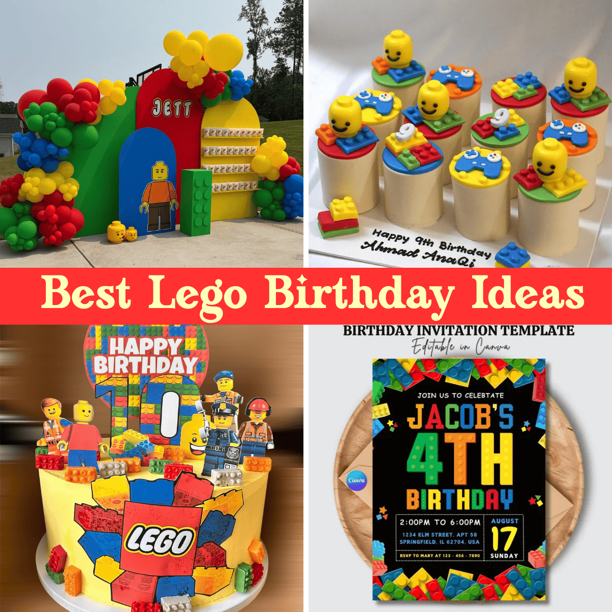 27+ Lego Birthday Party Ideas That Are *Crazy* Fun & Easy to Pull Off