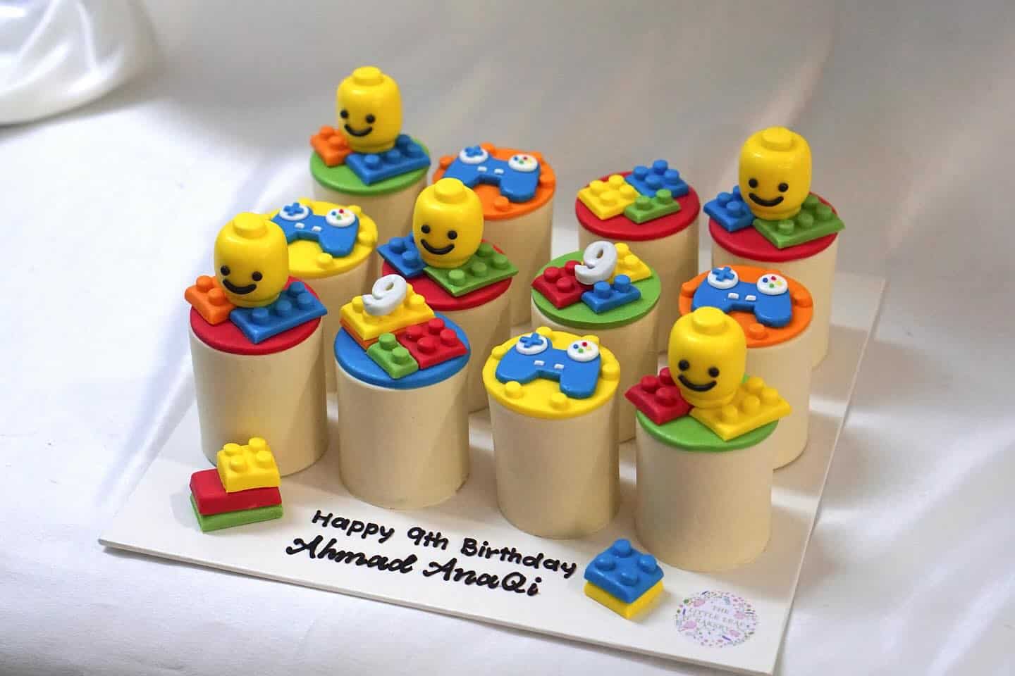 Lego Cupcake Toppers Birthday Desserts