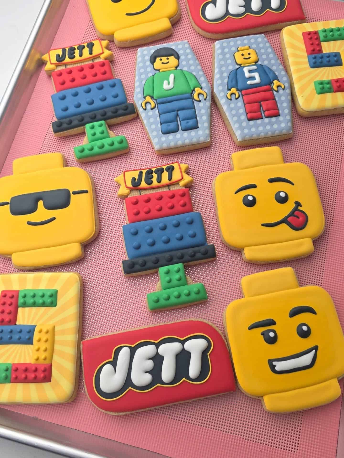 Lego Themed Cookies Party Treats