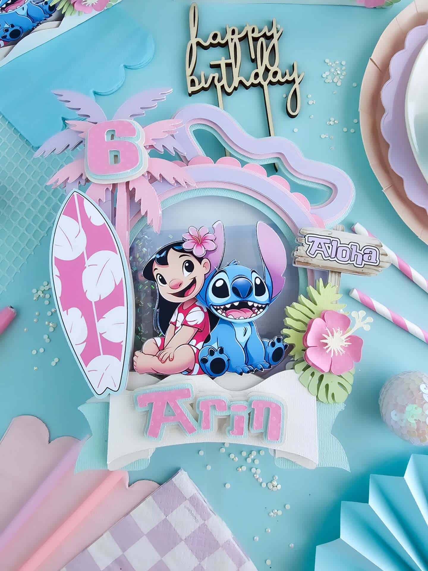 Lilo & Stitch Birthday Centerpiece Decoration