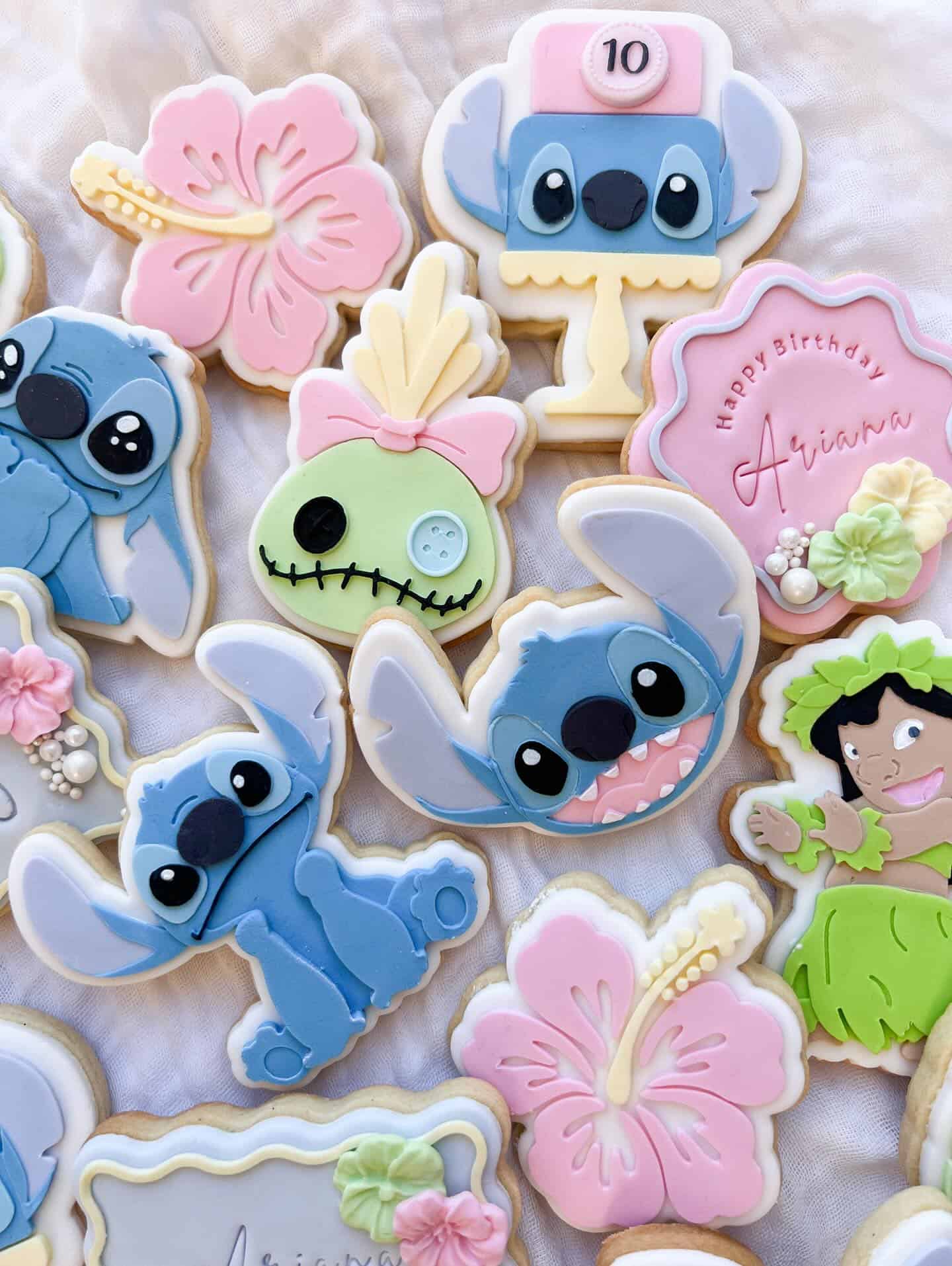 Lilo and Stitch Decorated Sugar Cookies