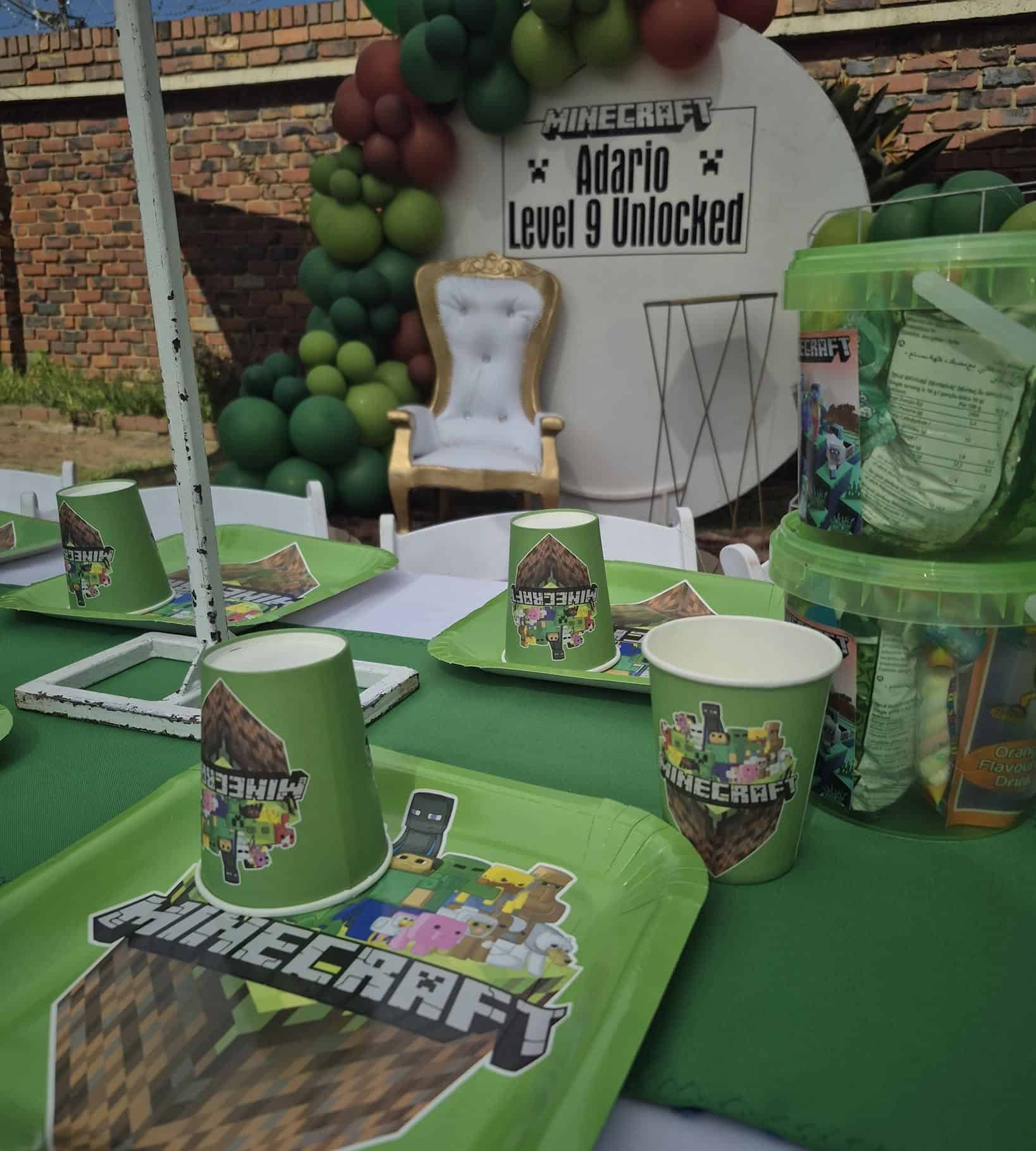 Minecraft Table Setup: Adario Unlocked Level 9