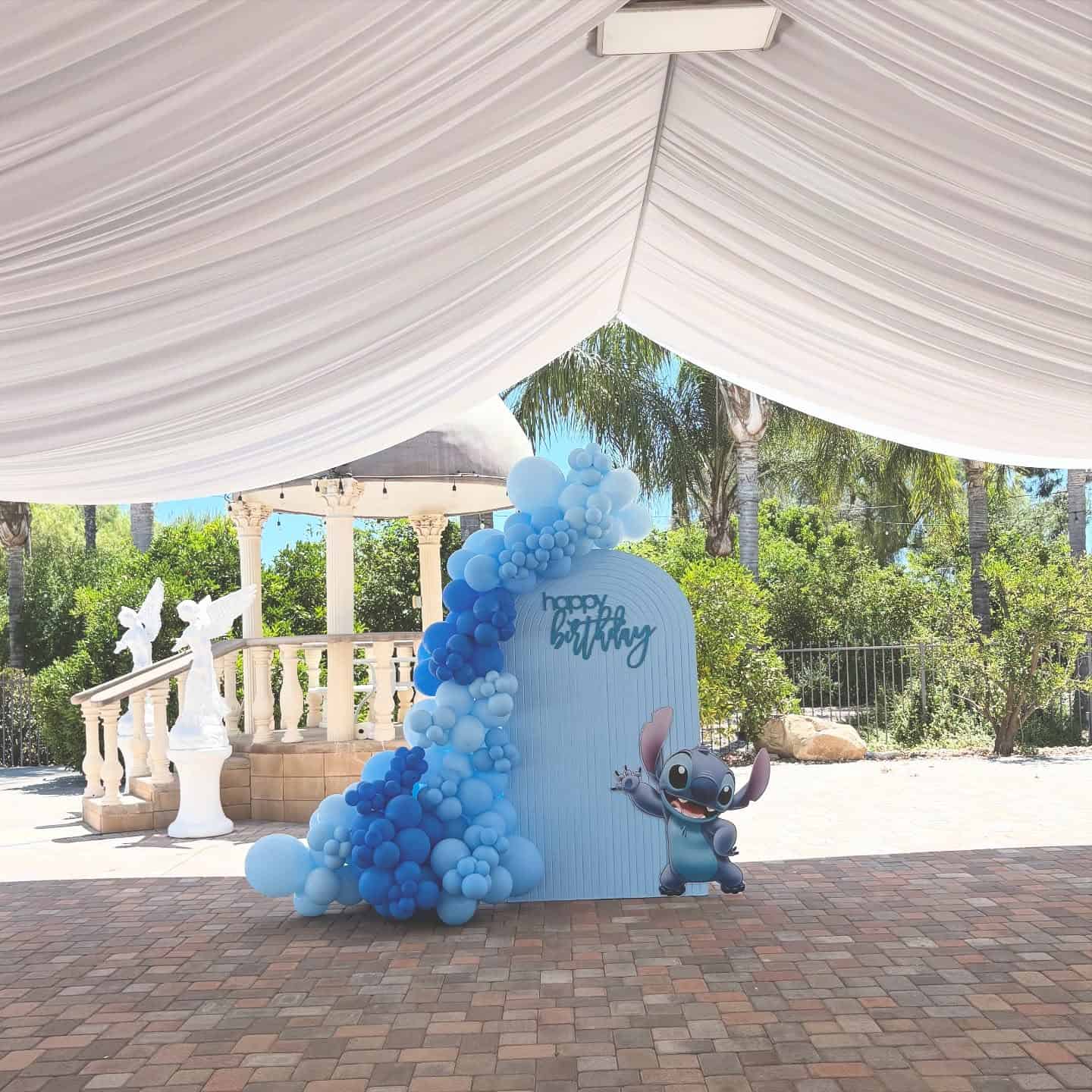 Minimalist Stitch Balloon Backdrop