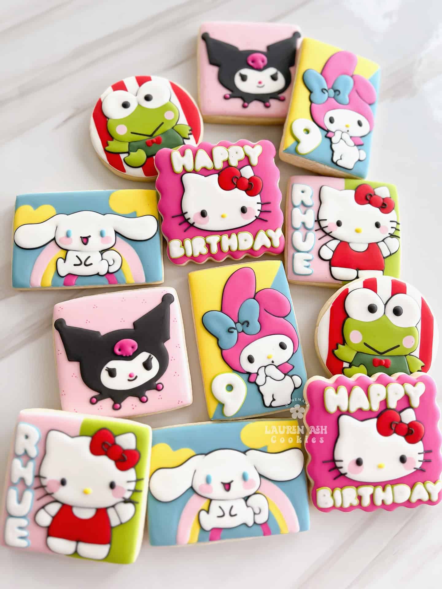 Sanrio Themed Sugar Cookies
