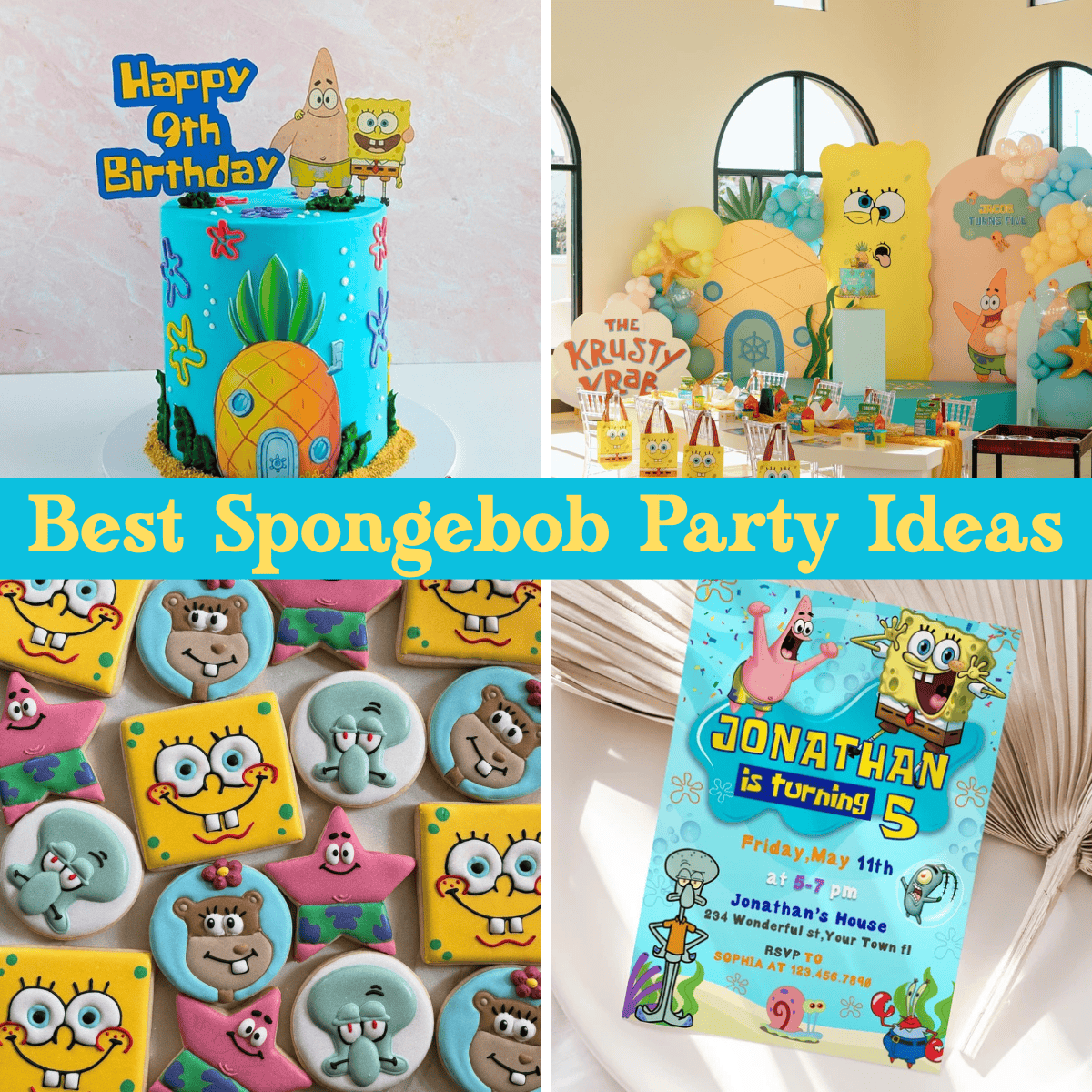 21+ SpongeBob Birthday Party Ideas for Bikini Bottom Fans