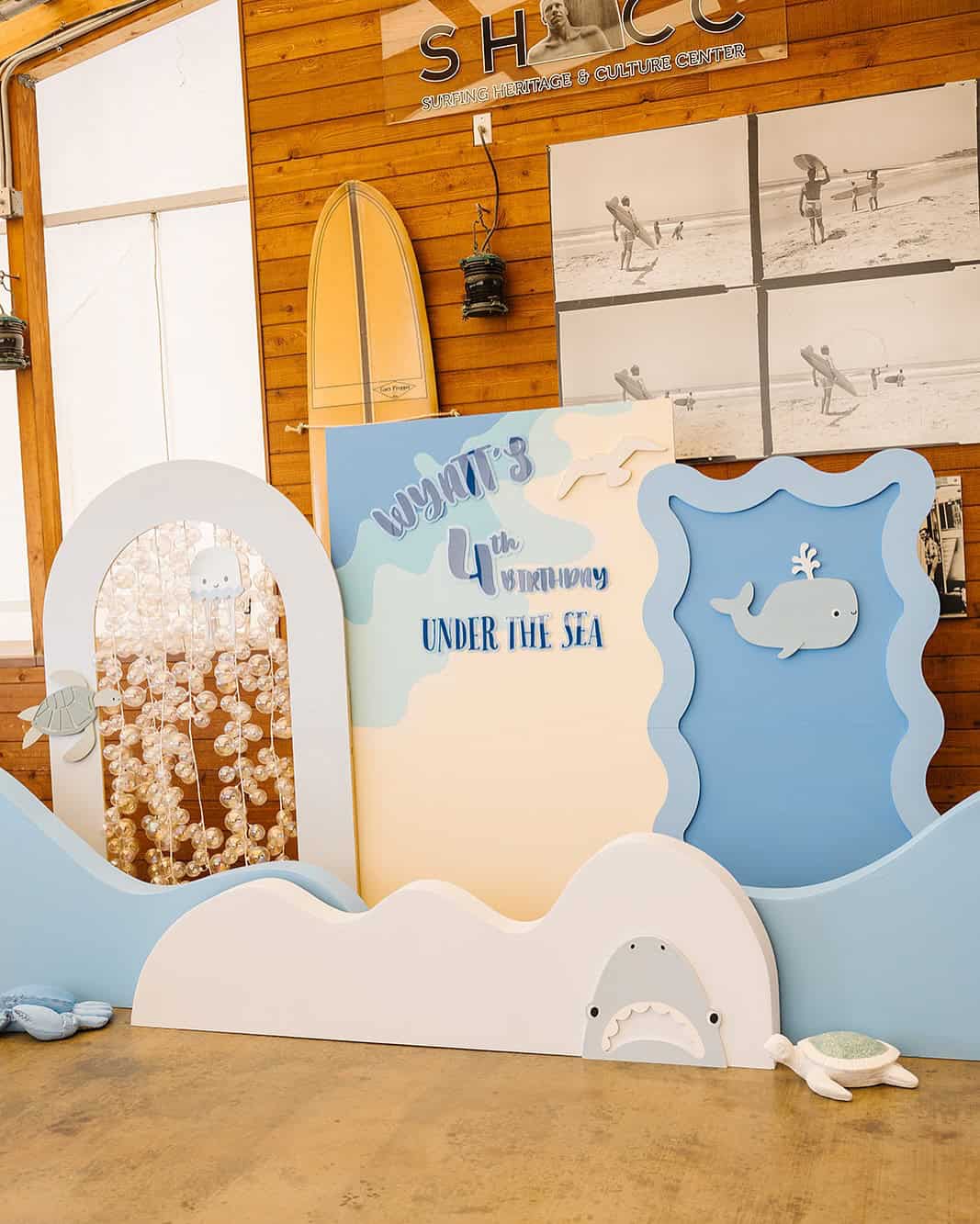 Surfer-Inspired Undersea Backdrop