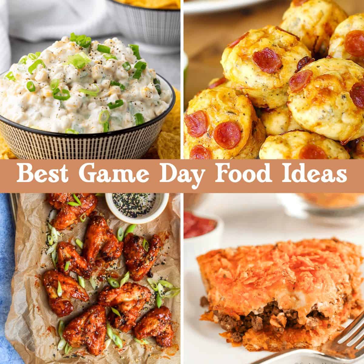 58+ *Easy* Game Day Food Ideas (Dips, Snacks & Football Finger Foods)