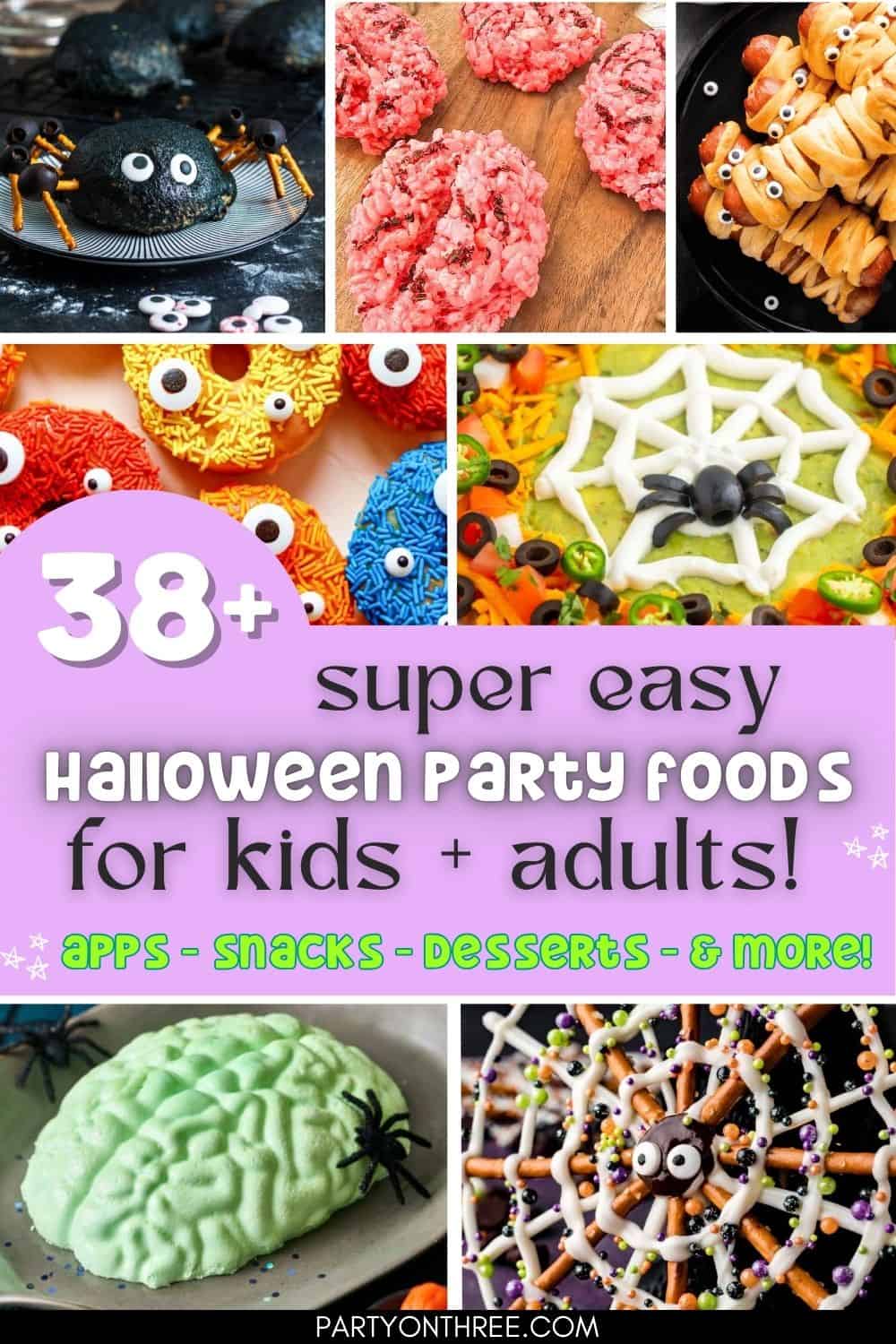 38+ *Easy* and Fun Halloween Party Food Ideas for Kids and Adults ...