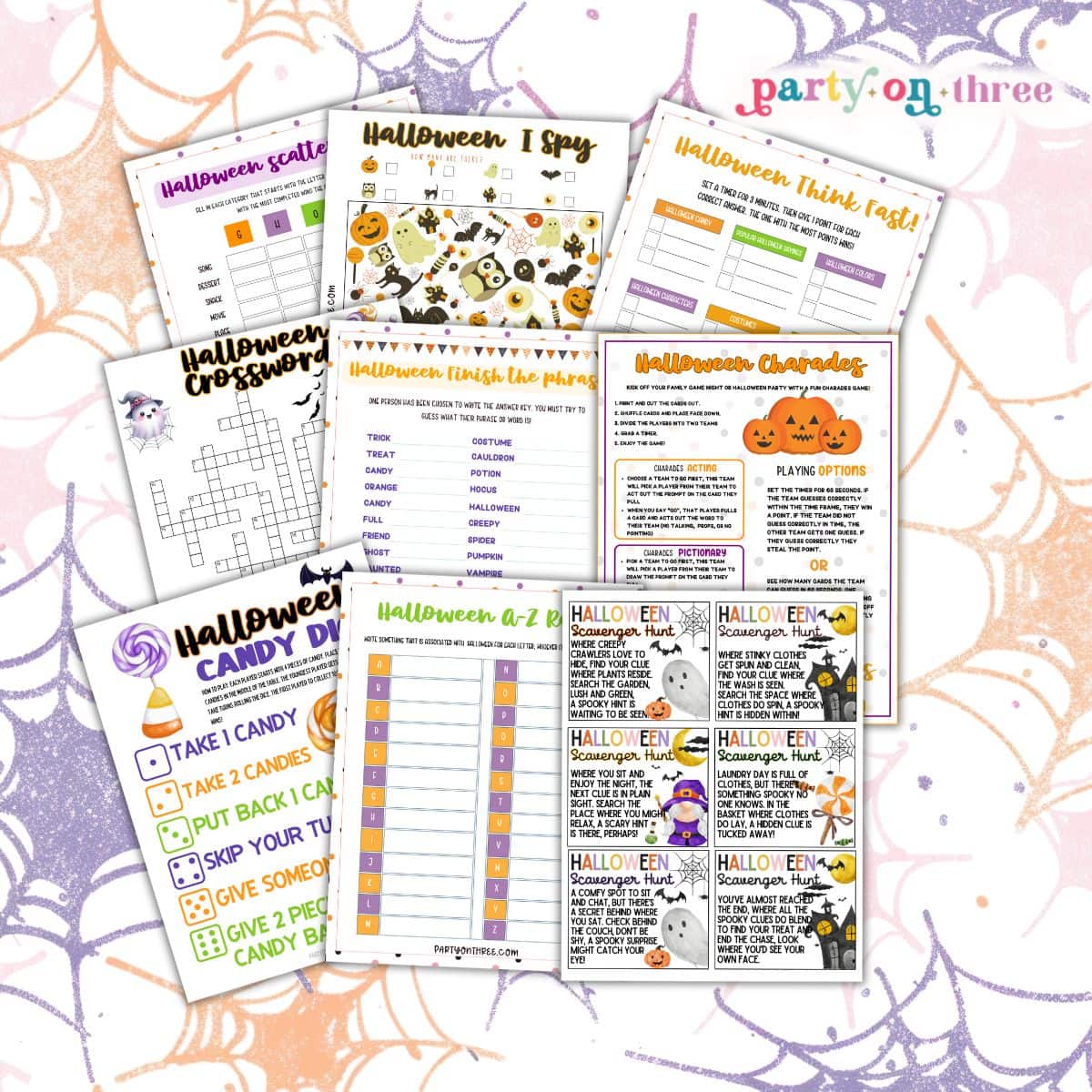 *Ultimate* Free Printable Halloween Party Game Bundle (for Kids & Adults!)