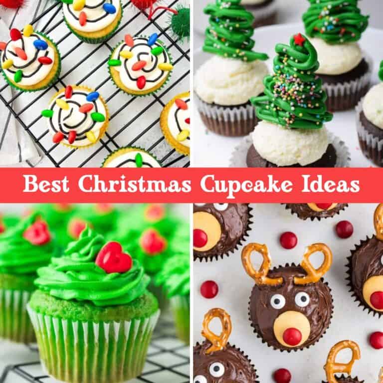 The *Cutest* Christmas Cupcakes (Easy to Make!)