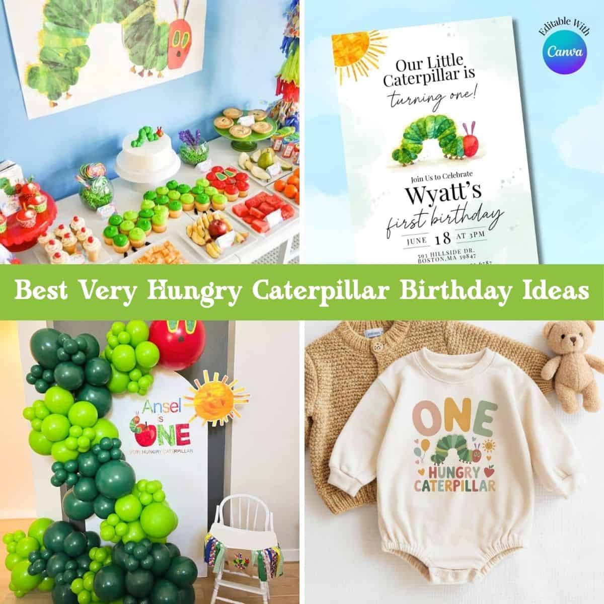 19+ Best Very Hungry Caterpillar Birthday Party Ideas (Perfect for 1st Birthdays)