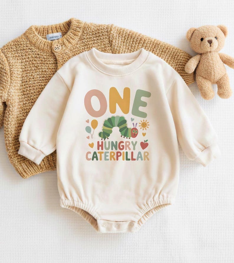 Very Hungry Caterpillar First Birthday Onesie Outfit