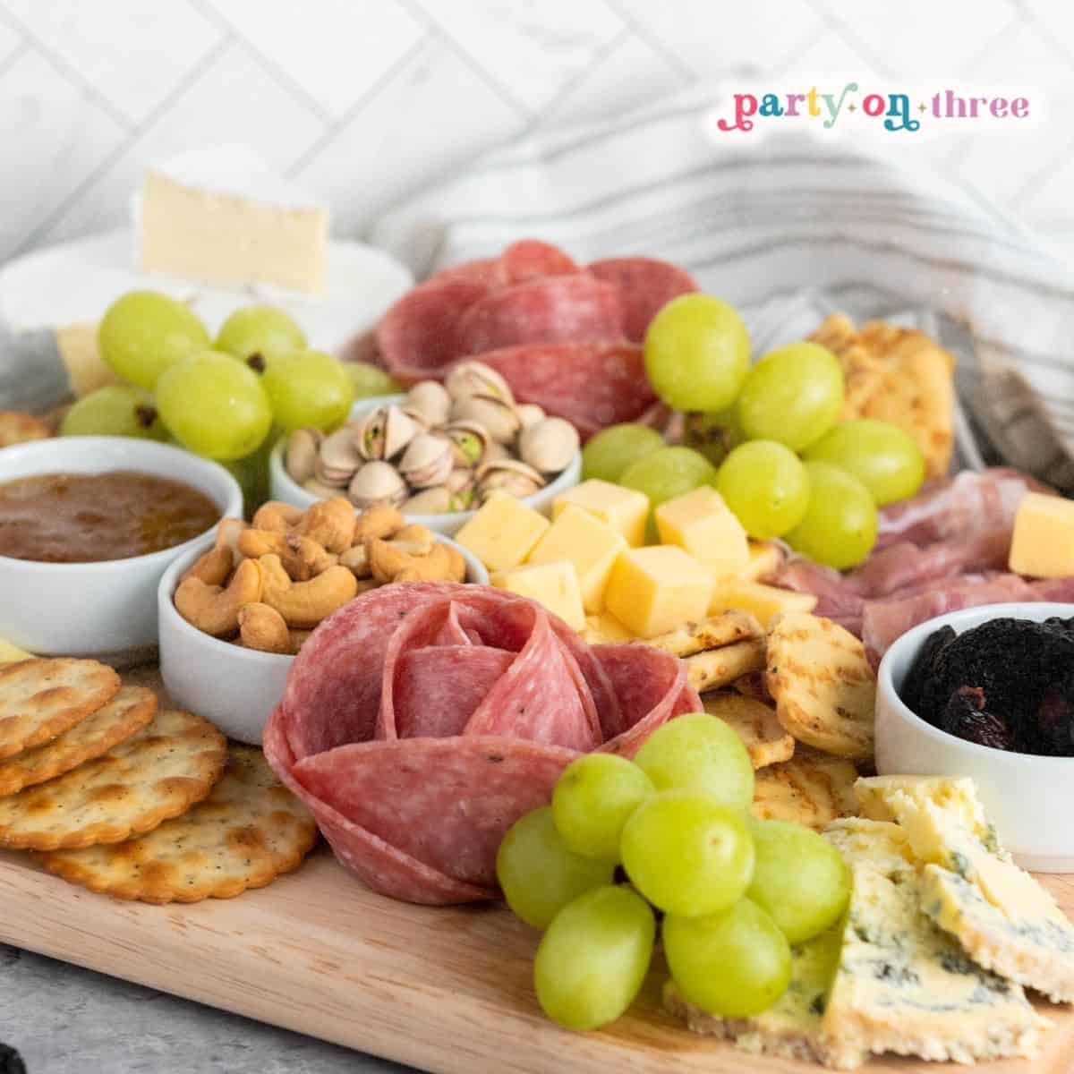 Easy Charcuterie Grazing Board for Parties