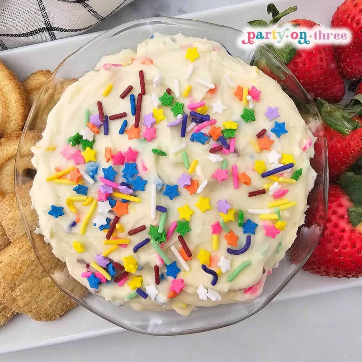 5 Ingredient Funfetti Dip