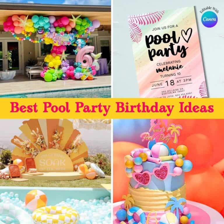 25+ *Stunning* Pool Party Birthday Ideas (Perfect for Summer Parties)
