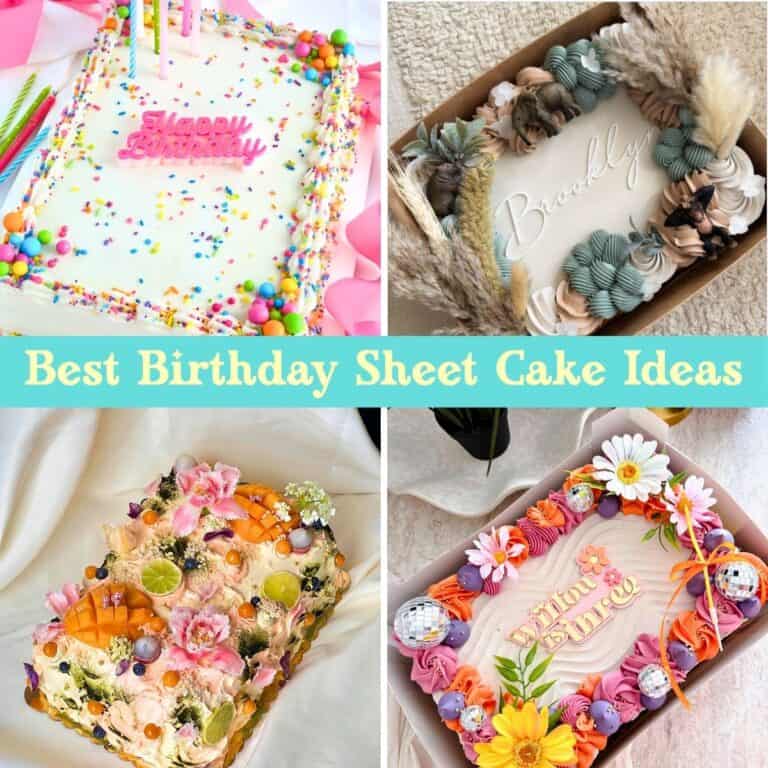 21+ Fun & Trendy Birthday Sheet Cake Ideas