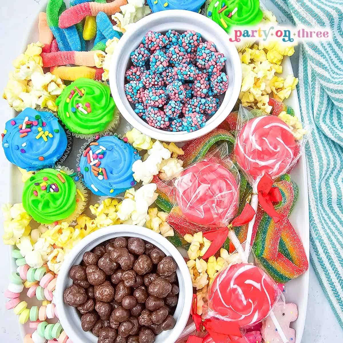 Easy Birthday Charcuterie Board for Kids