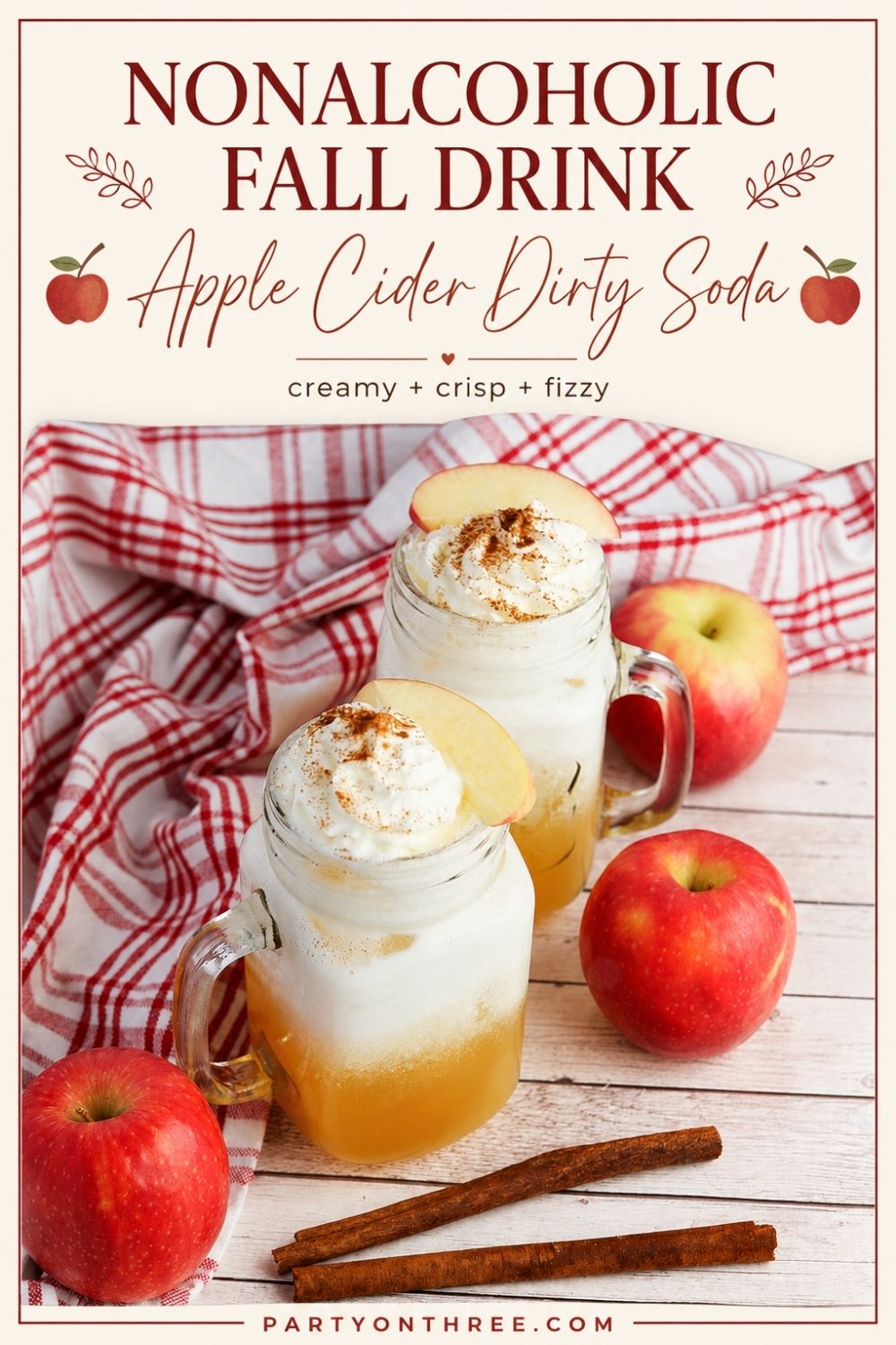 Apple Cider Dirty Soda (Easy Fall Dirty Soda Recipe)