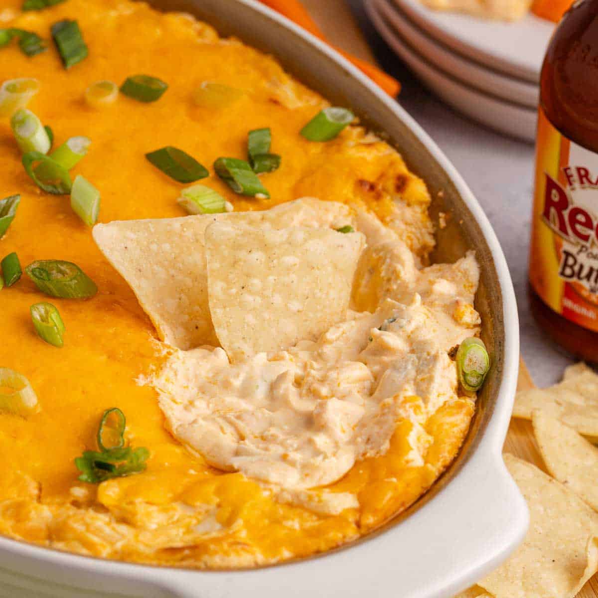 Buffalo Chicken Wing Dip with Rotisserie Chicken