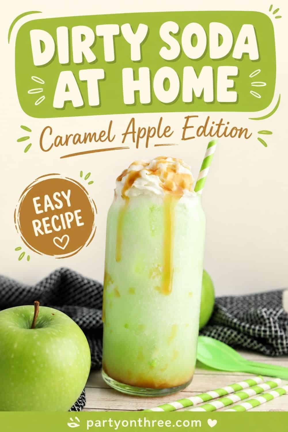 Caramel Apple Dirty Soda