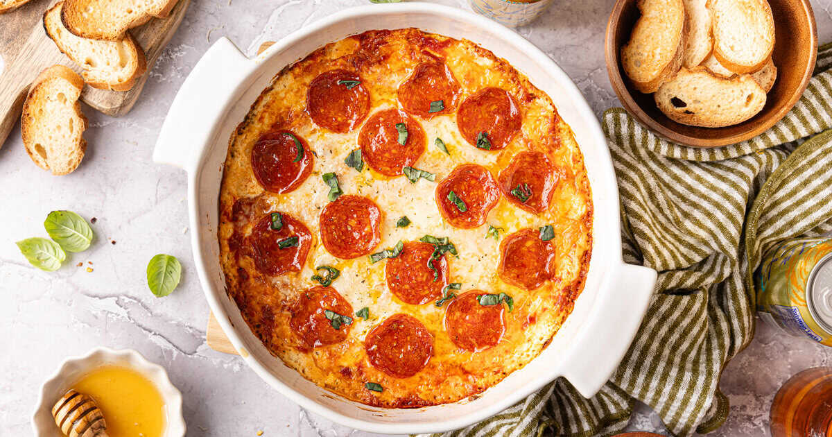 Creamy High Protein Pizza Dip