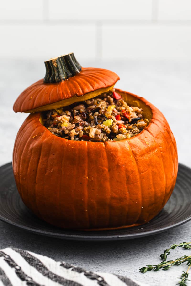 Dinner in a Pumpkin - Tastes Better From Scratch