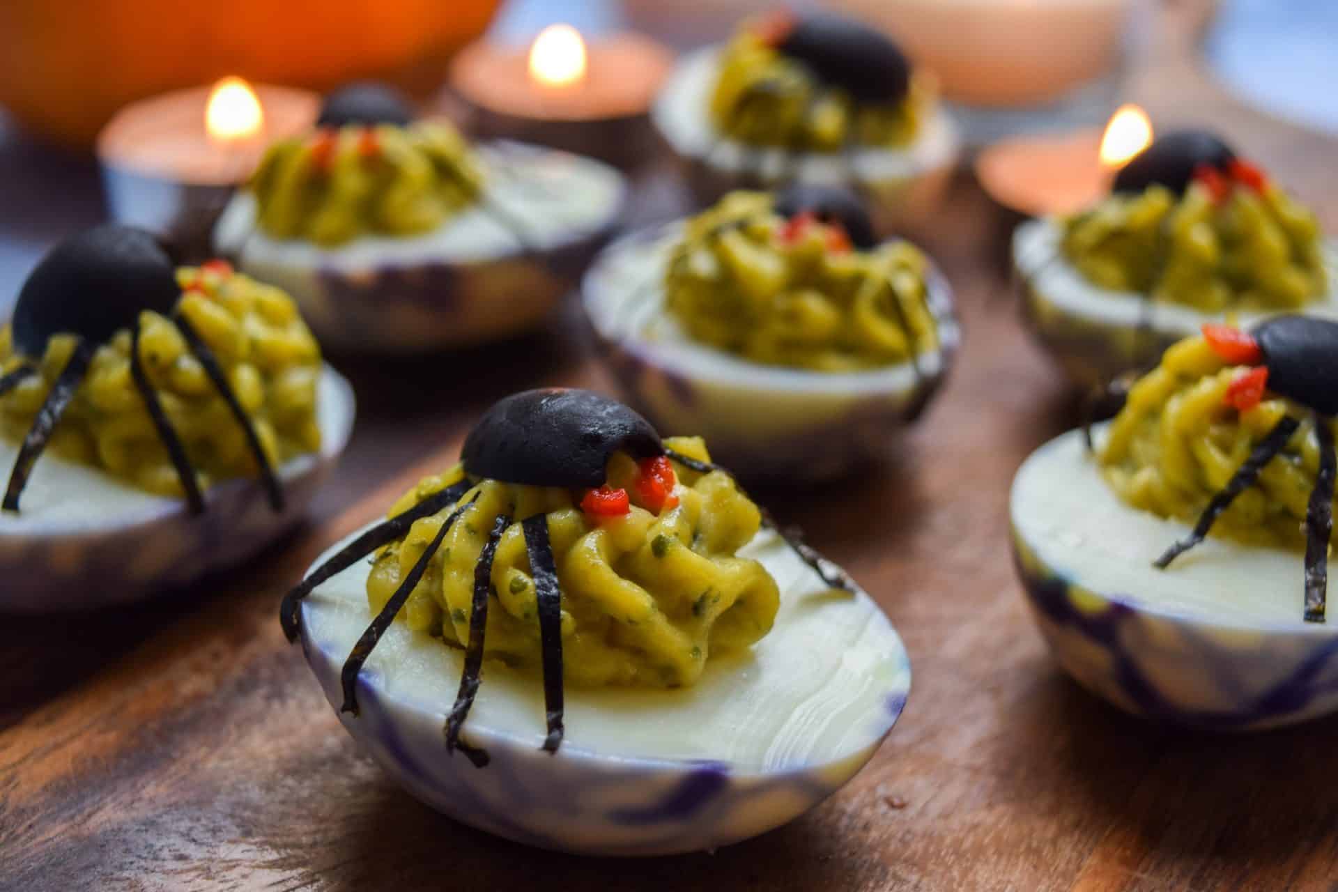 Halloween Treats: Devilled Spiders Eggs