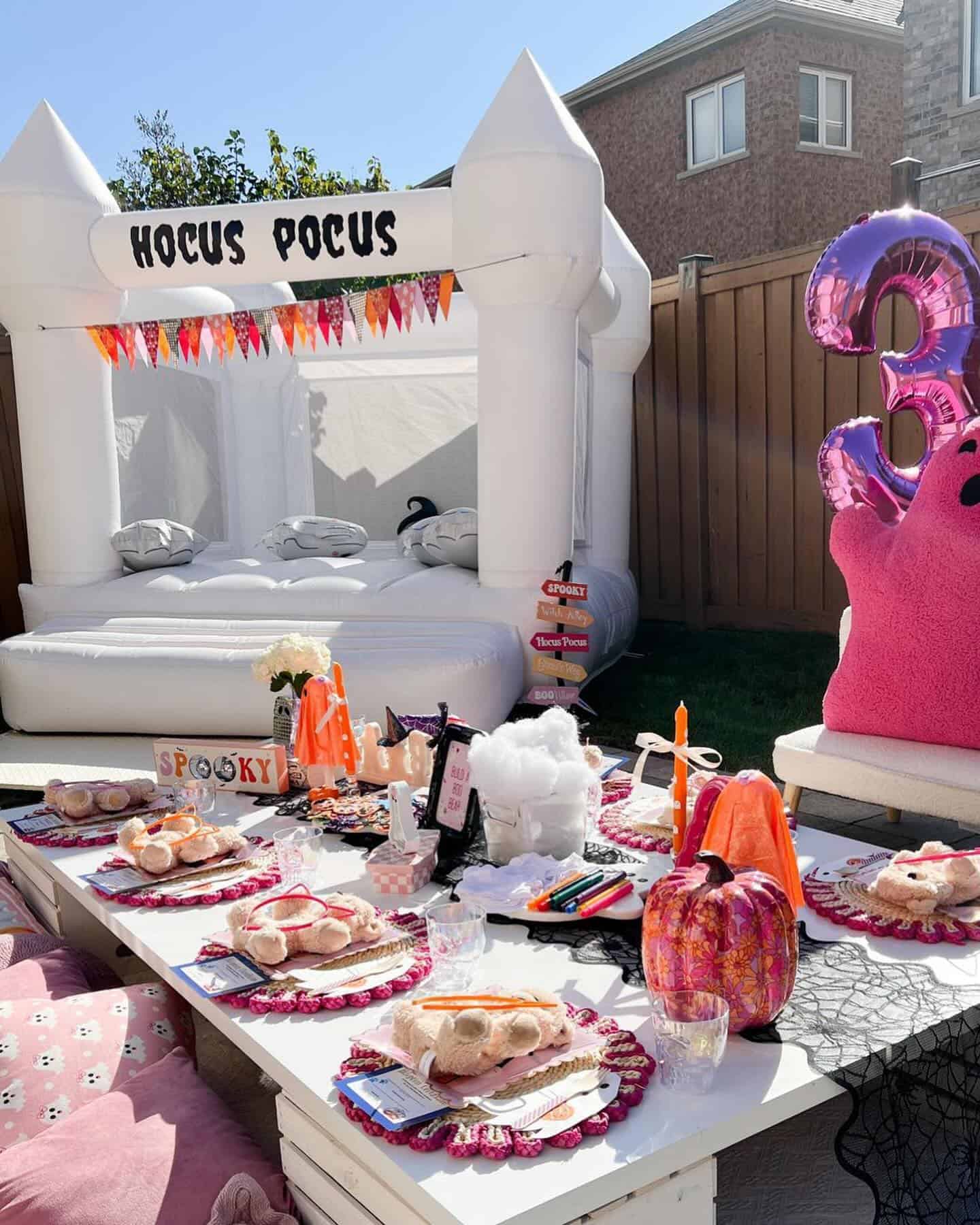 Hocus Pocus Bounce House Turns Three Party