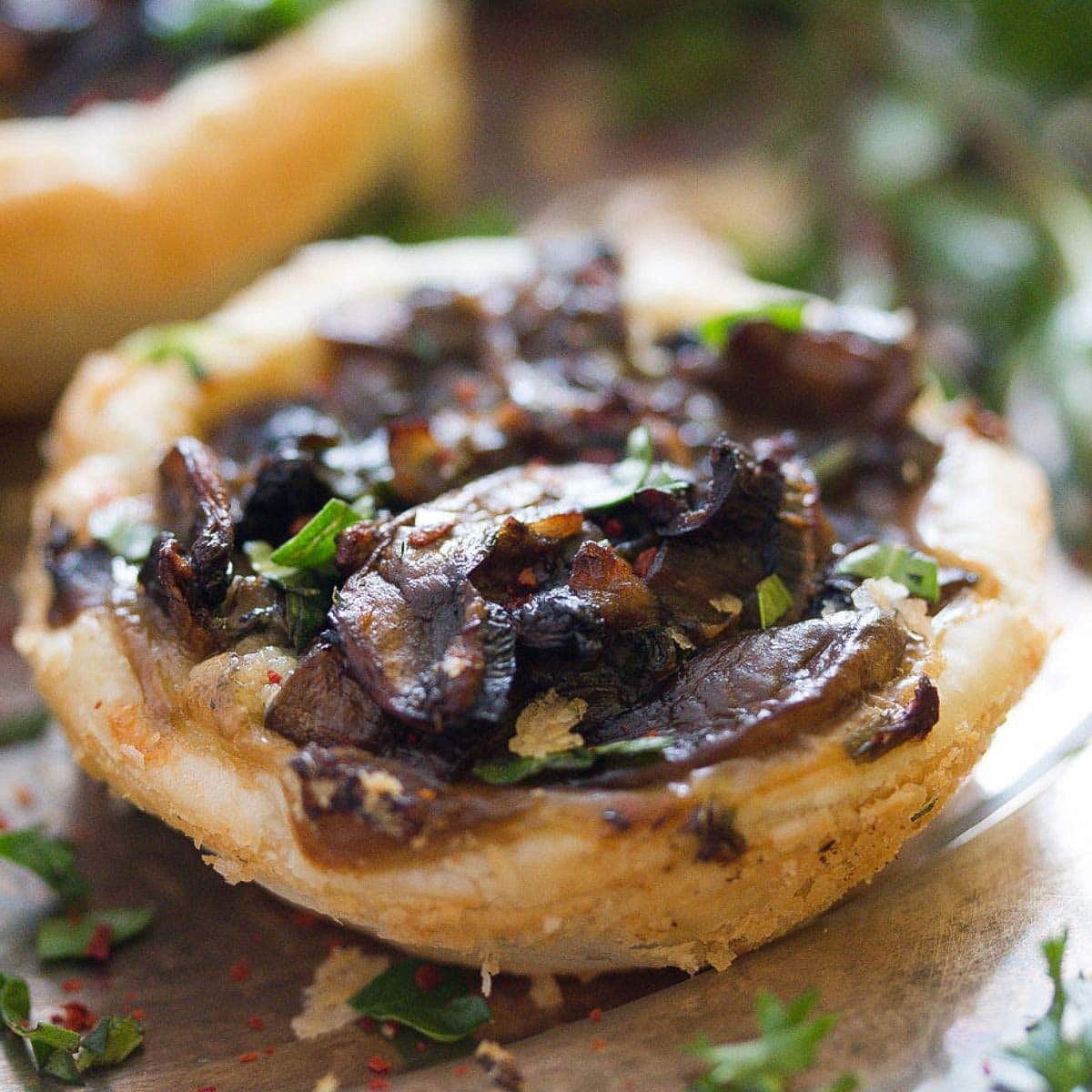 Mushroom Puff Pastry Pies