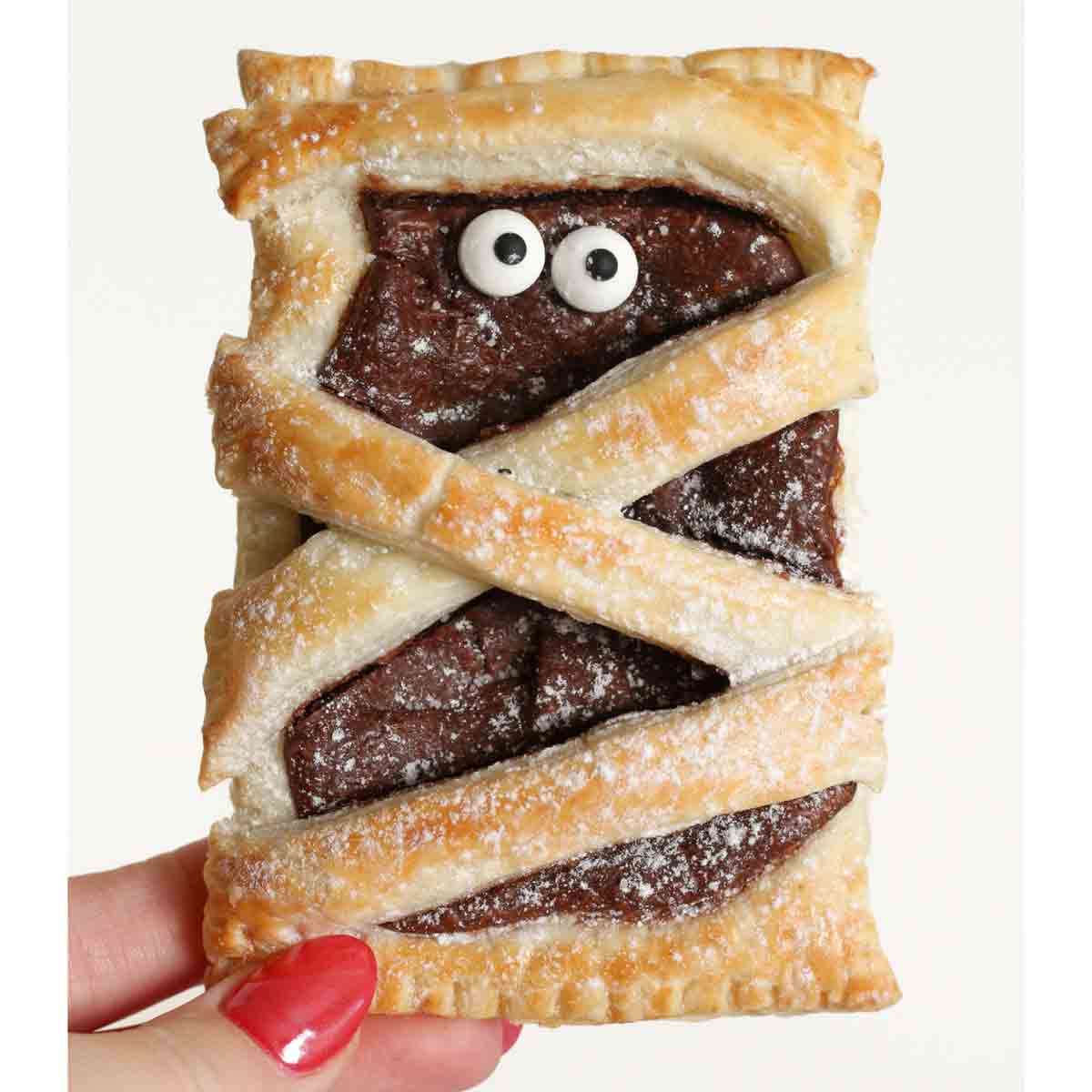 Nutella Mummy Puff Pastries