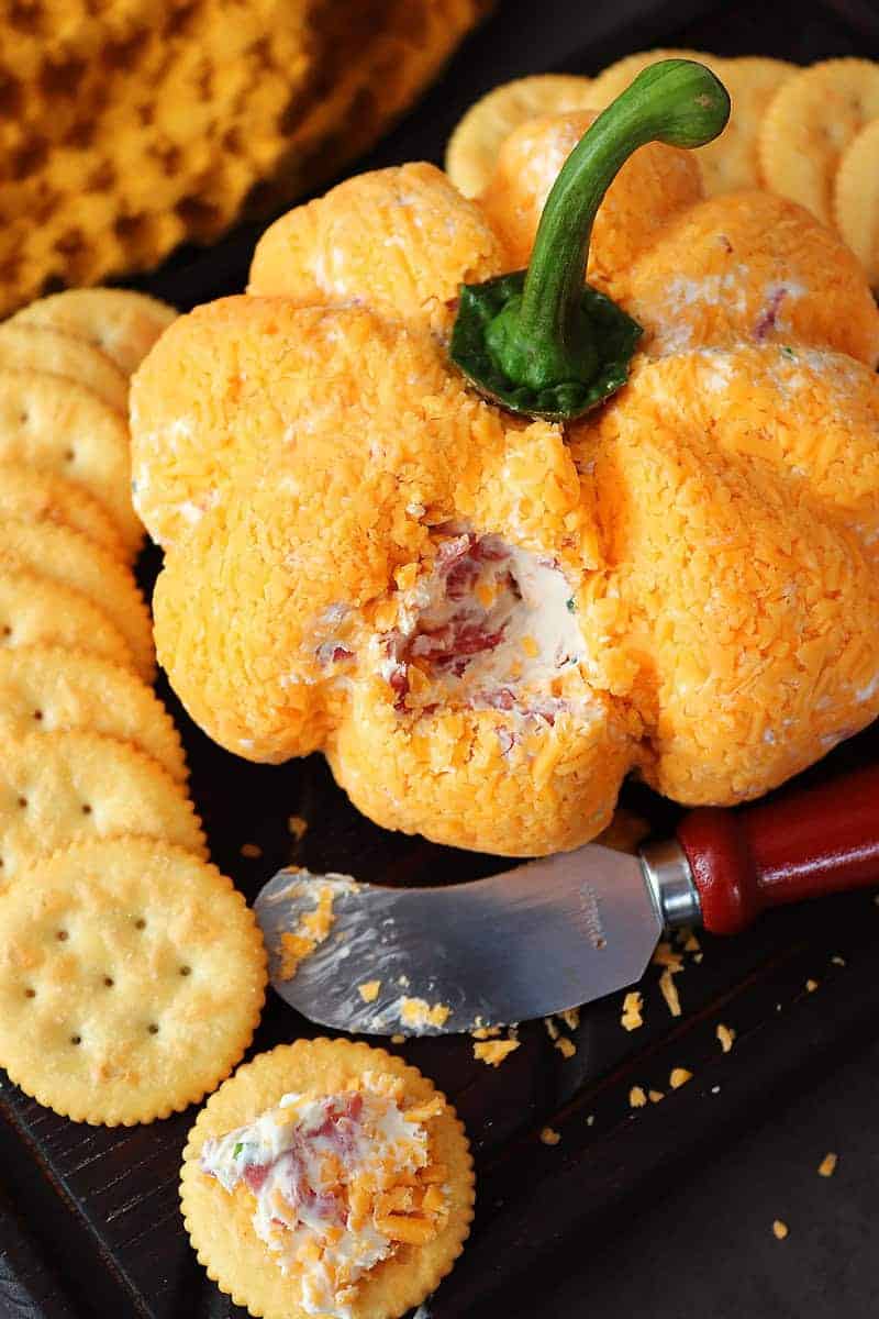 Pumpkin Chipped Beef Cheese Ball