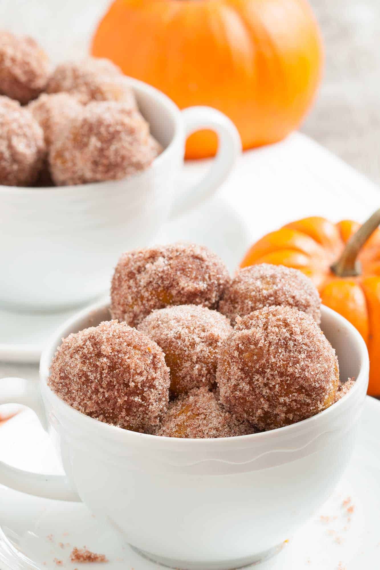 Pumpkin Donut Holes