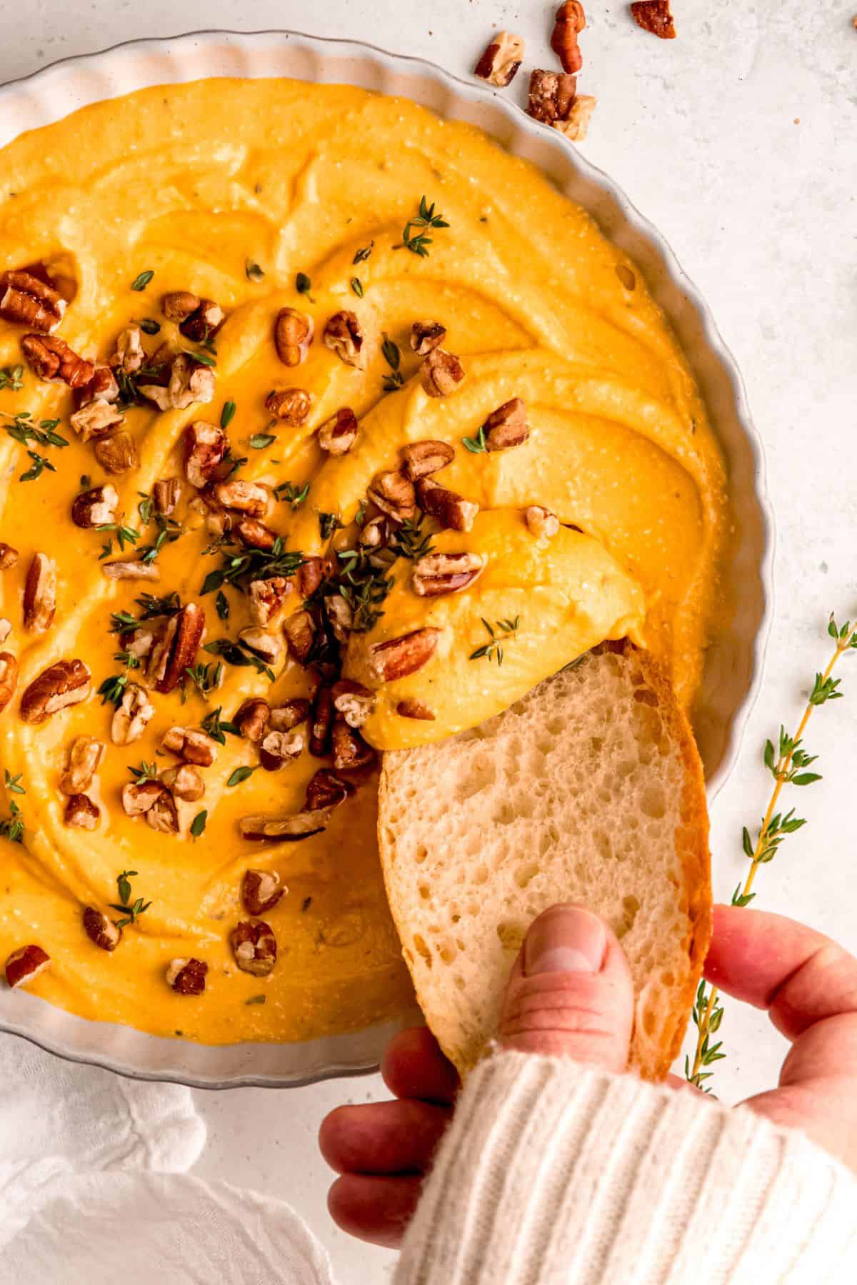 Pumpkin Whipped Feta Dip