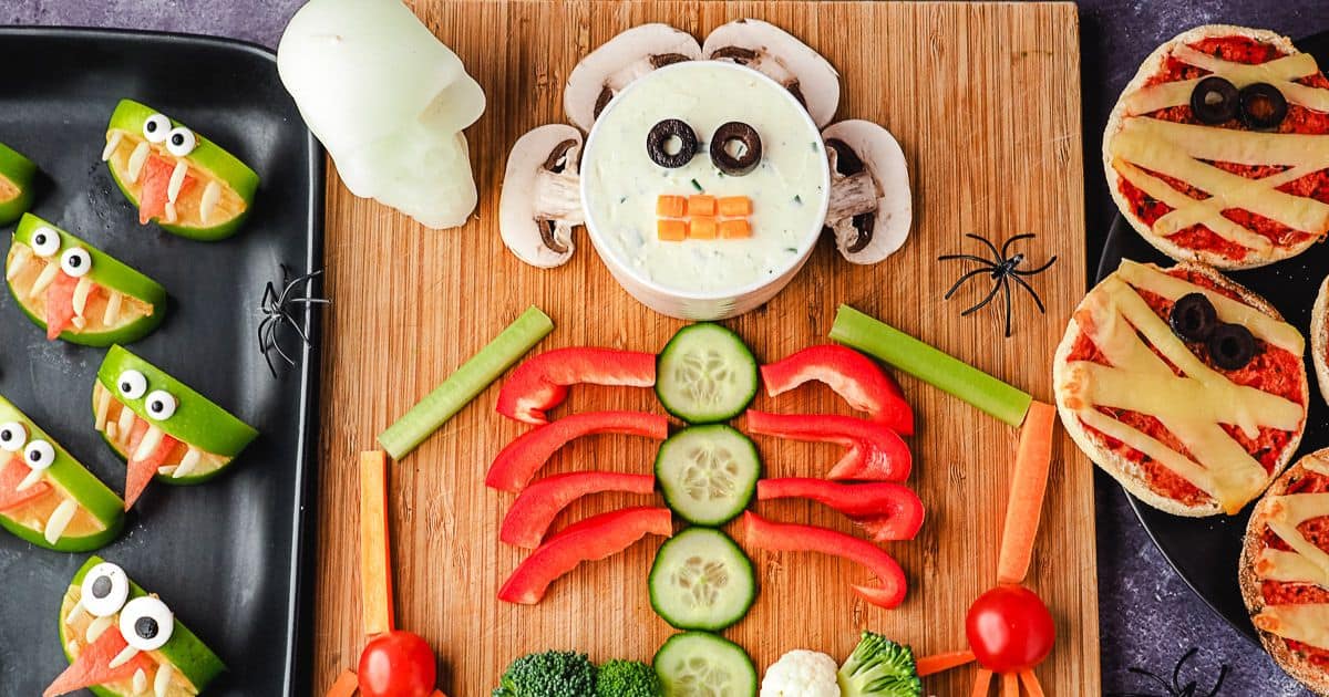 Skeleton Veggie Tray