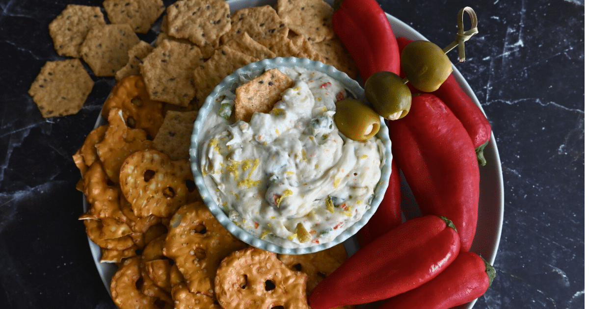 Slow Cooker Dirty Martini Dip