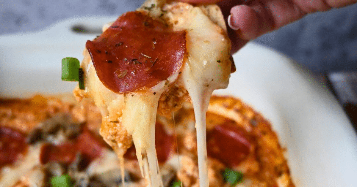 Slow Cooker Whipped Cottage Cheese Pizza Dip