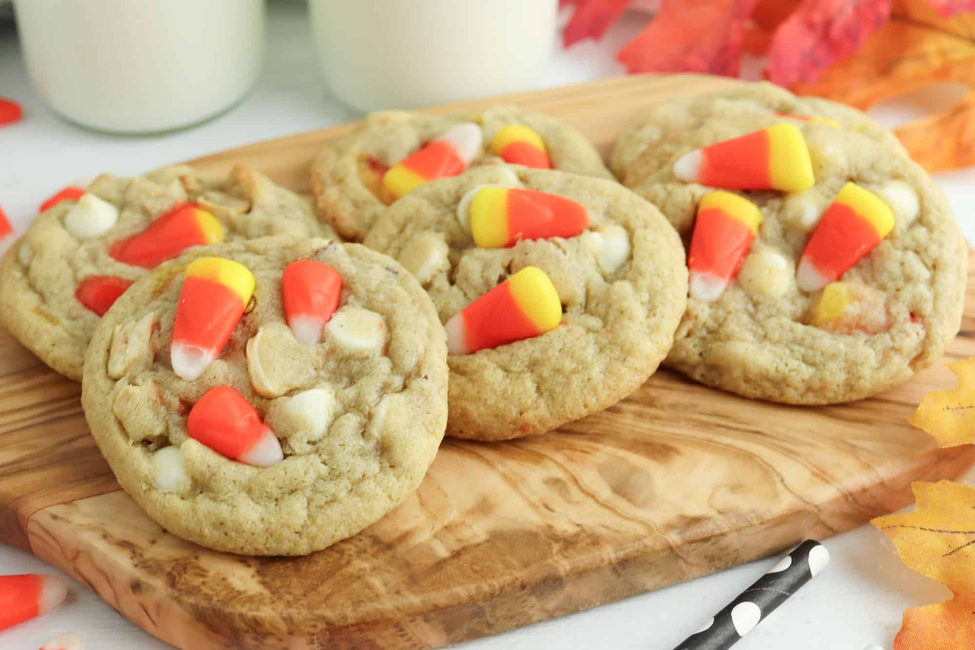 Sweet and Salty Candy Corn Cookies Recipe