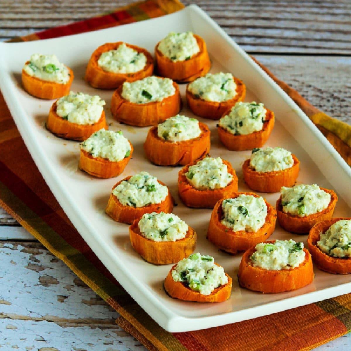 Sweet Potato Bites with Feta