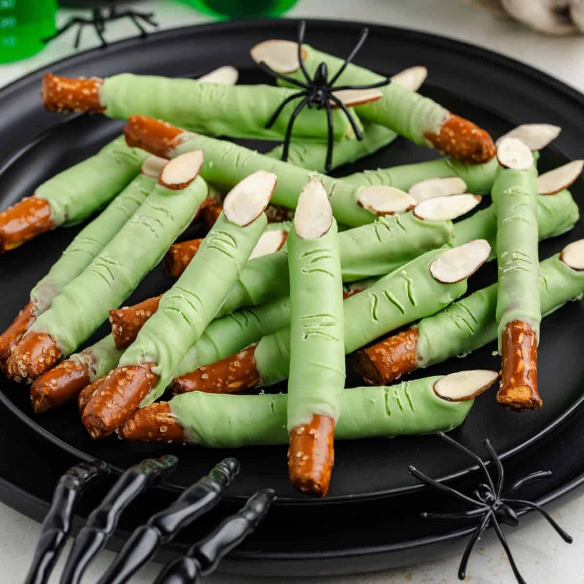 Witch Finger Pretzels