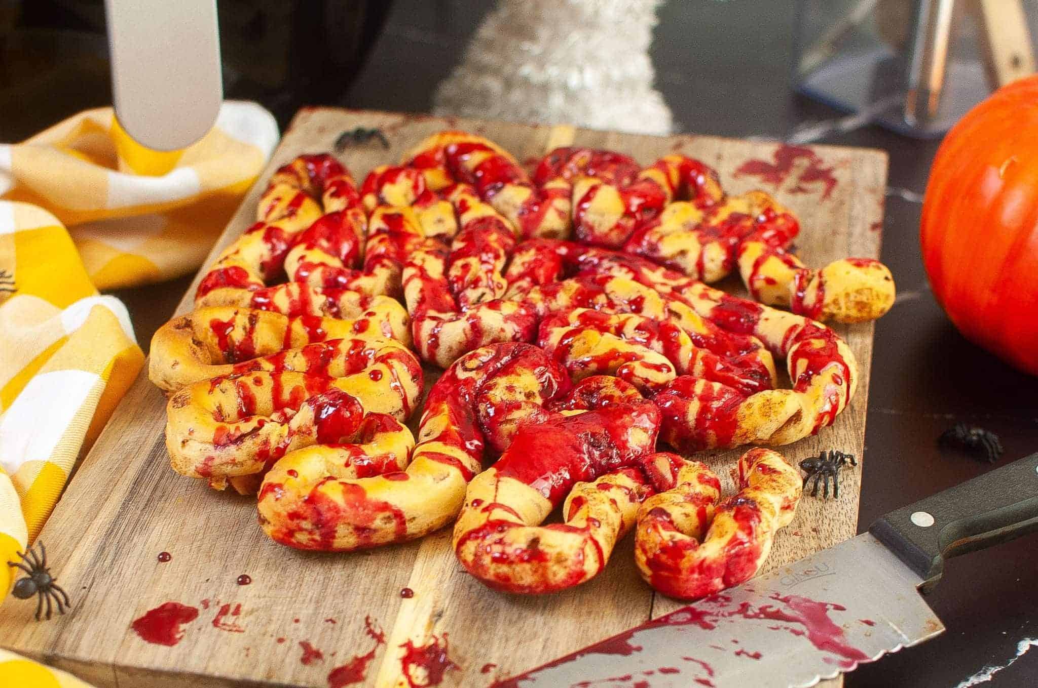 Zombie Guts Cinnamon Rolls (a.k.a. Cinnamon Roll Guts)