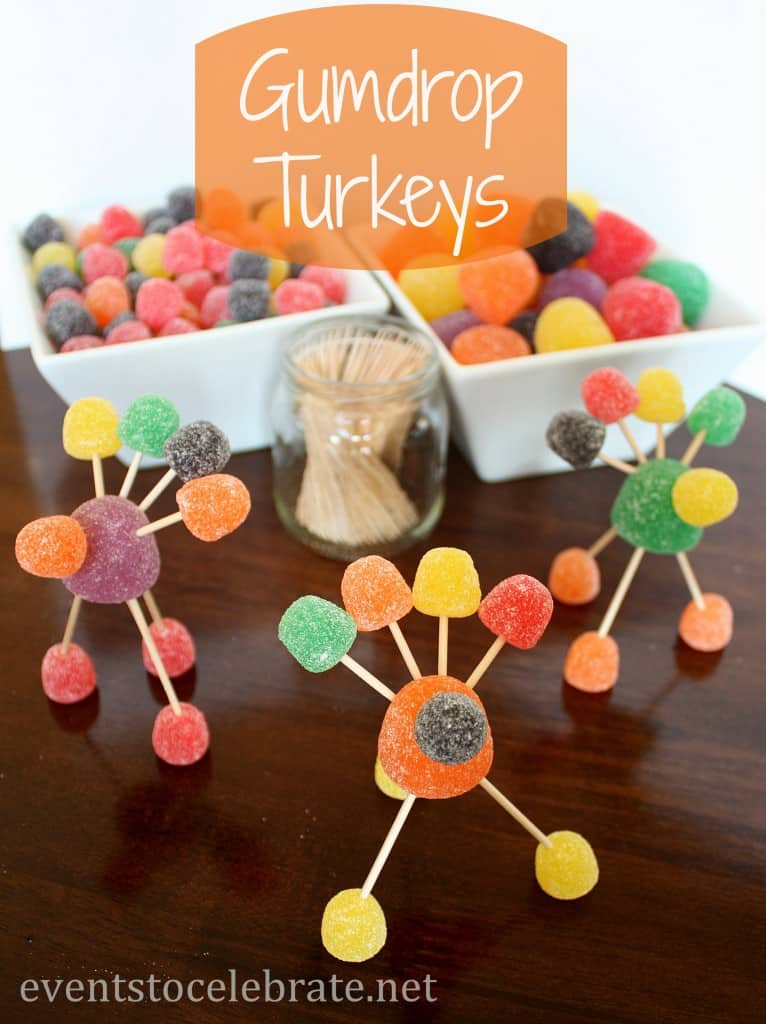 Gumdrop Turkeys by Events to Celebrate