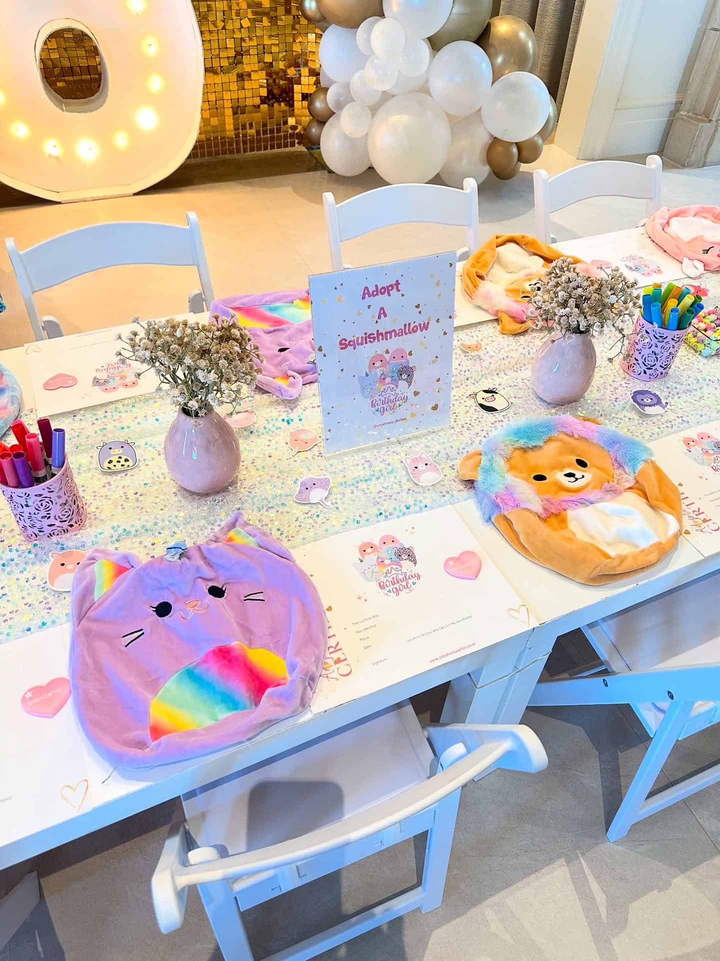 Adopt A Squishmallow Station With Mini Faux Fur Pets