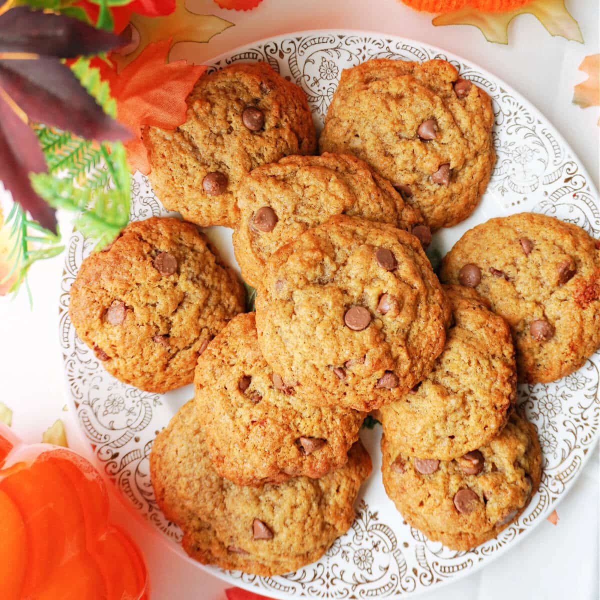 Chocolate Chip Pumpkin Cookies Recipe - My Gorgeous Recipes