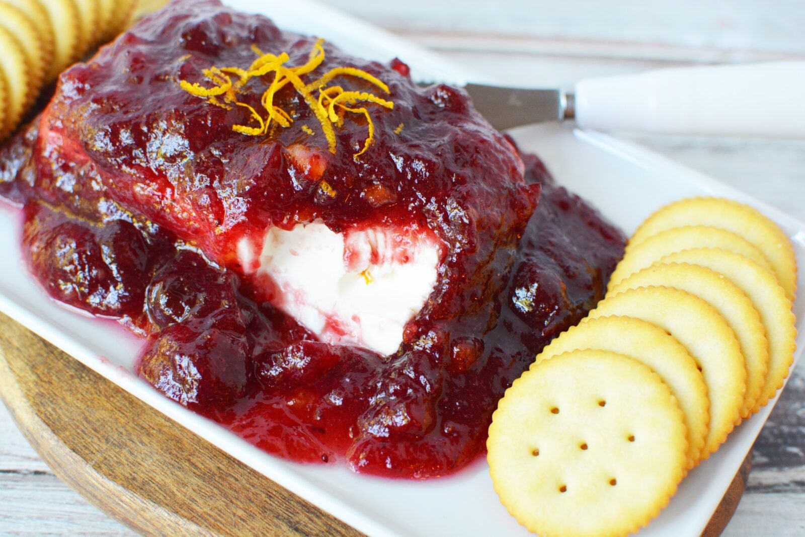 Cranberry Orange Cream Cheese Dip for Thanksgiving Appetizers