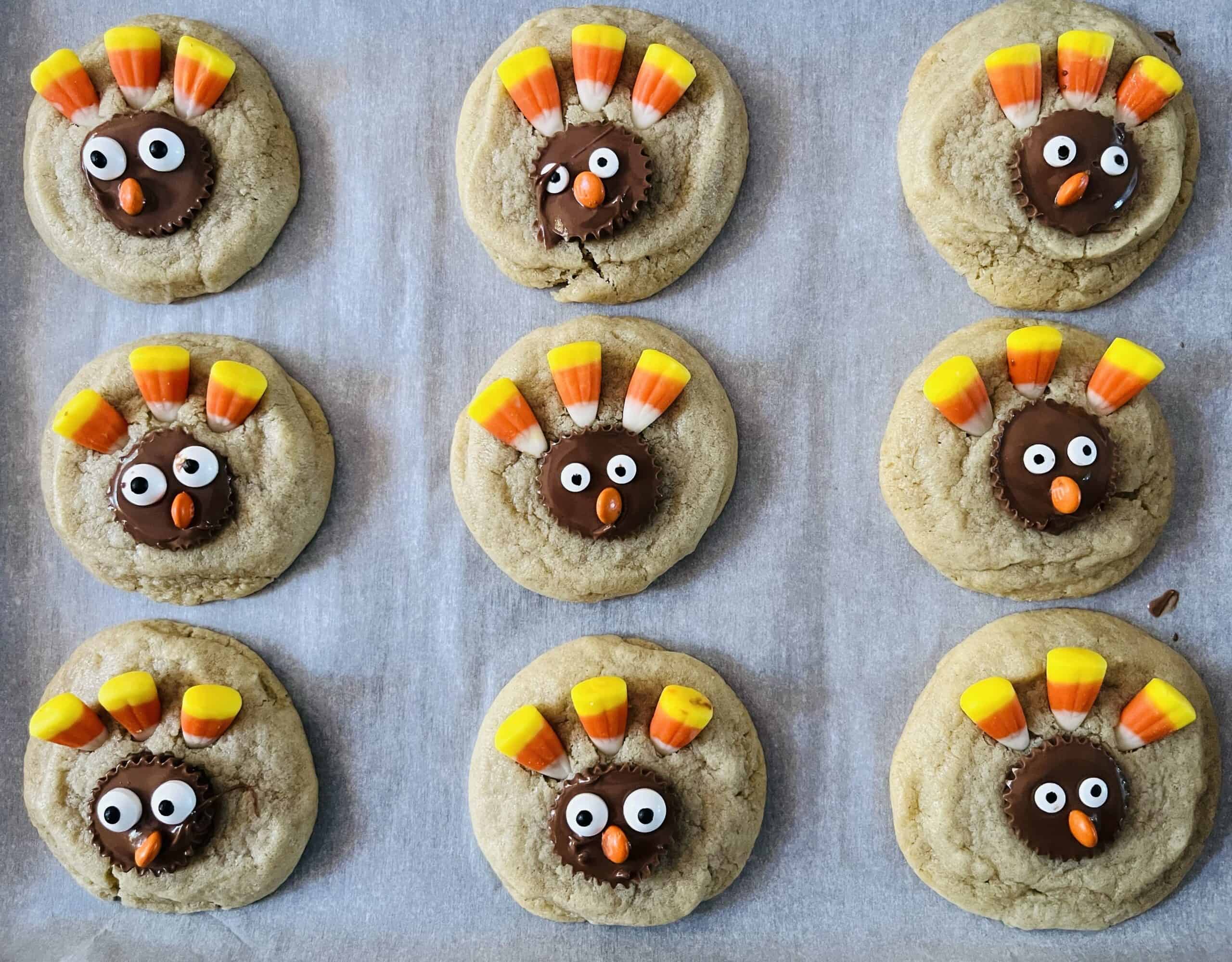 Cute and Easy Turkey Cookies for Kids