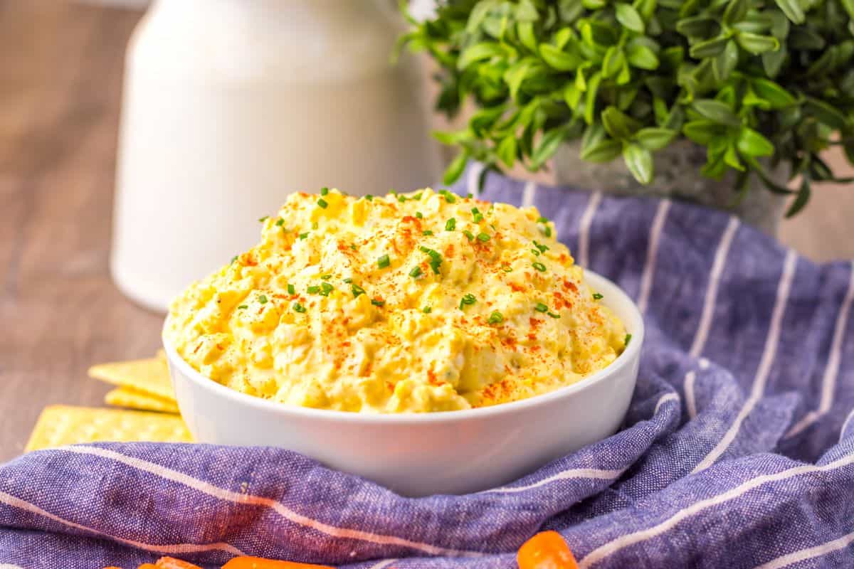 Deviled Egg Dip for Dipping Not Deviling