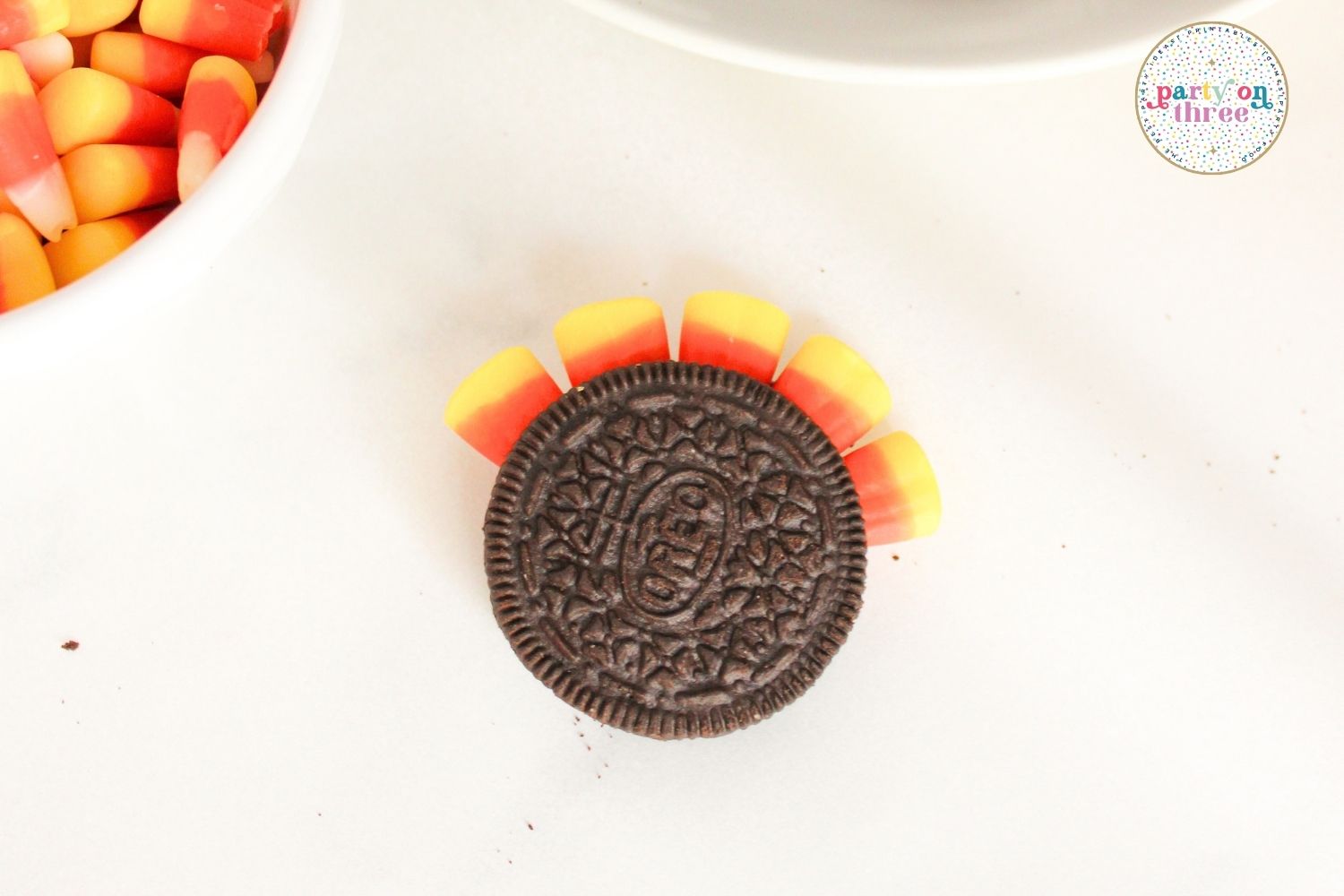 Easy Oreo Turkey Cookies
