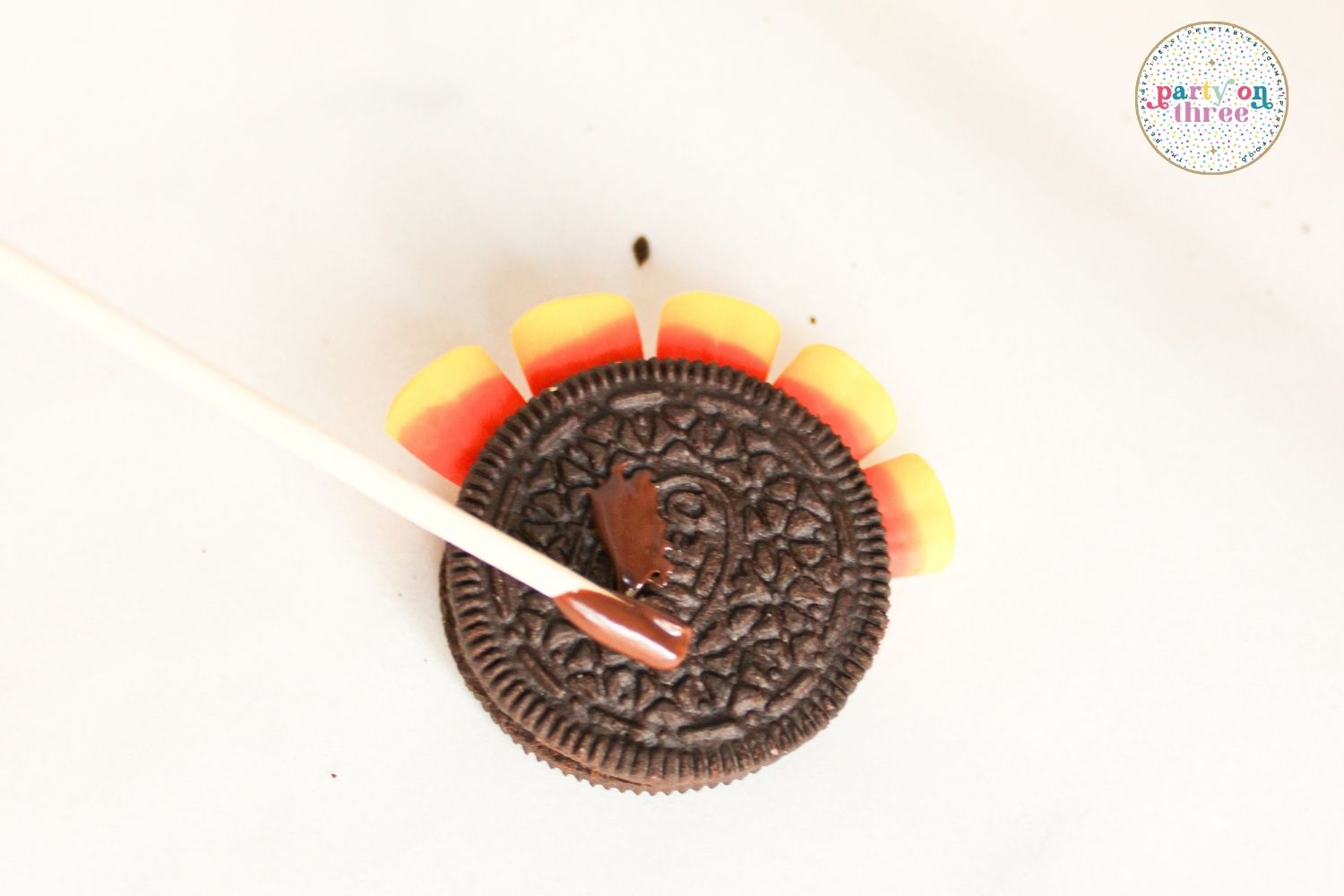 Easy Oreo Turkey Cookies