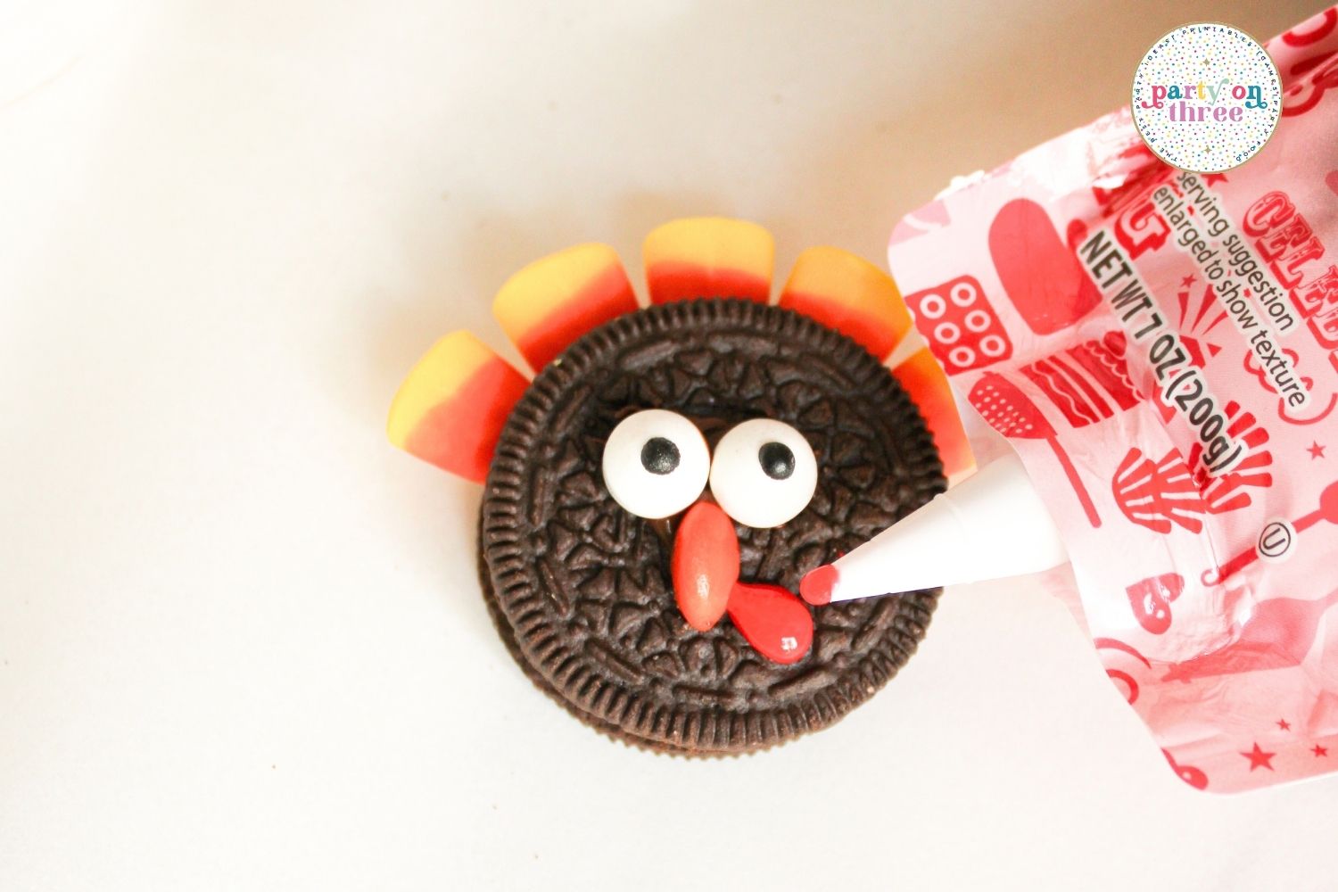 Easy Oreo Turkey Cookies