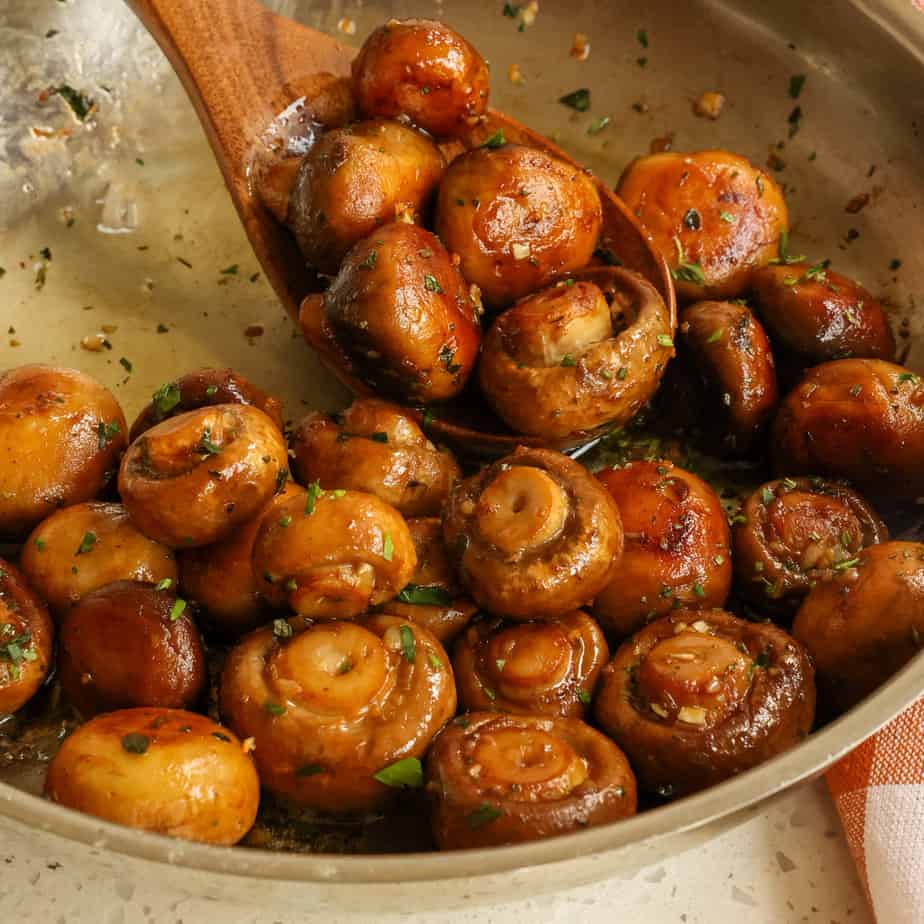 Garlic Butter Mushrooms Ready in Fifteen Minutes